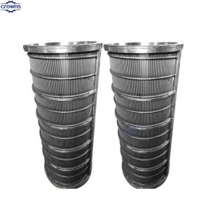 Stainless steel wire mesh filter tube/wedge wire screen wedge wire johnson