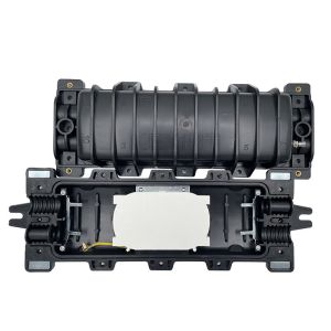KEXINT FTTH Outdoor Horizontal Fiber Optic Cable Splice Closure 2 In 2 Out IP68
