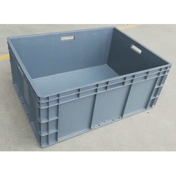 Big Volume Stackable Virgin Plastic Containers 800*600*340 mm Loading Capacity
