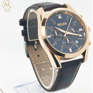 Custom Luxury Waterproof Wristwatch Analog And Digital Display Mens Stylish