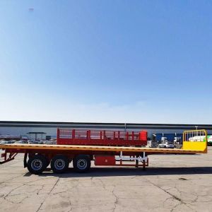 3-Axis / 4-Axis / 5-Axis 40-Foot Carbon Steel Aluminum Container Transport Flat