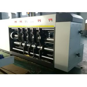 Lead Edge Automatic Flexo Printer Slotter Machine Computer Control 120 Pcs / Min