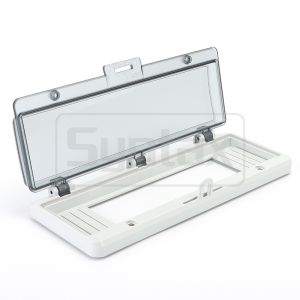 Polycarbonate IP67 Waterproof Hinged Window 13 Poles With Transparent Cover 250