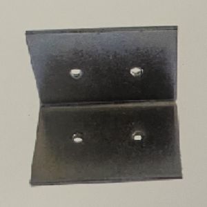 2.5mm Screw Fixed Aluminum Curtain Wall Corner Code with Customizable Length