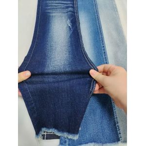 Woven 8.5oz High Spandex Twill Style Denim Fabric 10S For Jeans Ready Stock
