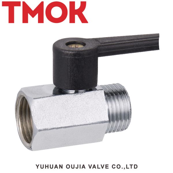Top sale full welded 1 inch water level solenoid compression end butterfly brass mini ball vavle