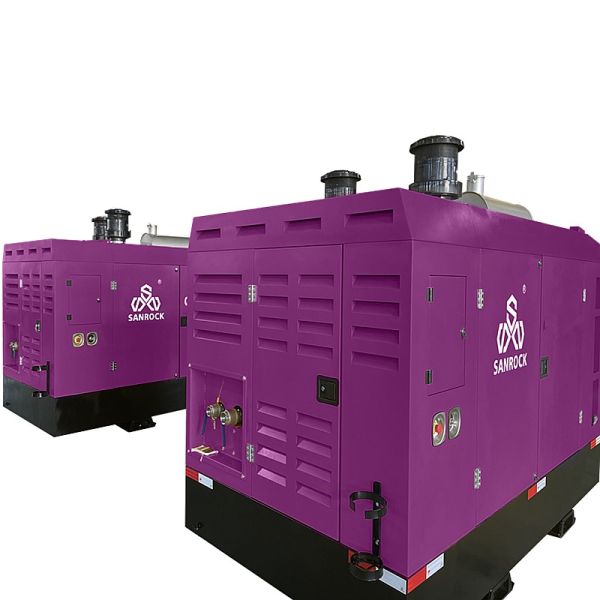 Mining Screw Air Compressor Machine Pressure 34bar 25bar Mobile High Pressure