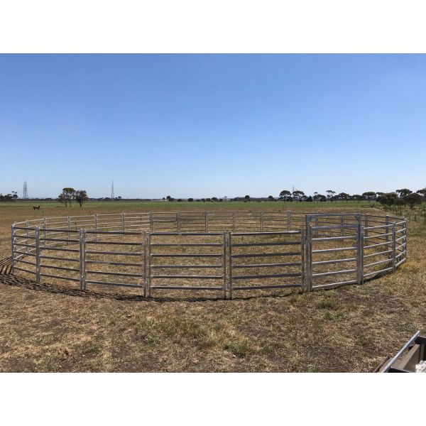Horse Round Yard panel inc gate Livestock Cattle Sheep Oval Rail holding yard