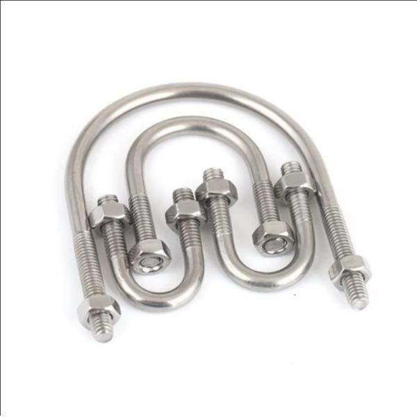 M8 M10 Alloy steel 65Mn 60Mn 40Cr Q236 Type U Bolts U Shaped Metal Bolt And Nut