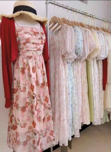 China Cotton Polyester Cotton Used Fashion Clothing Fashionable Women Dress on sale