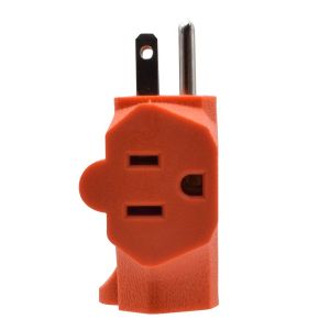 SDK Network 15-amp Adapter 3 Grounding 1 to 3 Outlets Heavy Duty Nema 5-15p to