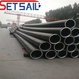 Flange Connection HDPE Pipe Line for Dredging Mud Fast Shipping and Competitive