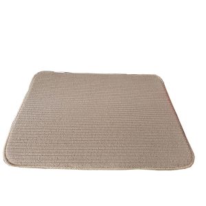38X50cm Foldable Gray Dish Drying Mat Kitchen Countertop Pads