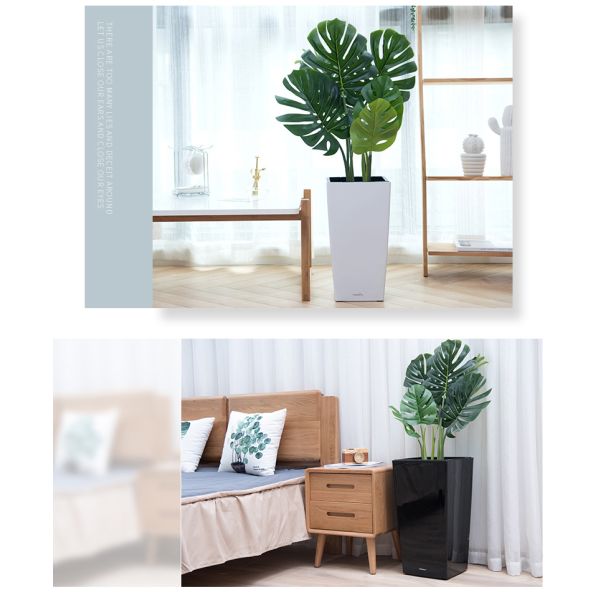 Big Size Long Square Height 50-100cm Self Watering Plastic Pots