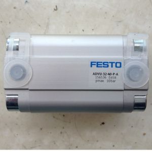 Festo Cylinder ADVU-32-40-P-A Silver -20°C To 80°C Elastic Cushioning Low