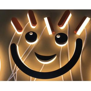 Programmable Backlit Smart Signs CE ODM Letter Box Acrylic