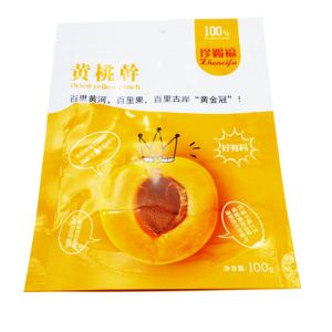 Custom snack fruit bag digital printing logo moisture-proof fresh-keeping plastic bag with zipper
