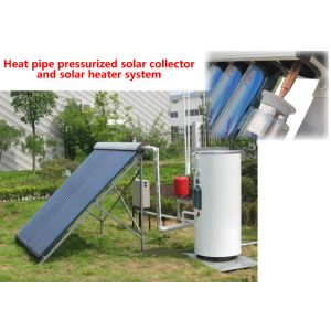 China Vertical / Horizontal Split Pressurized Solar Water Heater Long Life Span on sale