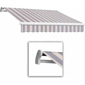 Retractable Awning, Polyester, Stripe 300 X 200 Cm