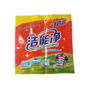 Cheap Flat Washing Powder 3 Side Seal Bag With Handle NY / PE Material for sale