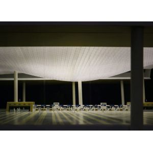 1/500 Scale Acrylic 3D Design Model Maker ODM for Airport Models Base Size 1.8M