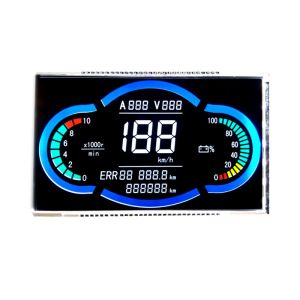 Cheap Segment Lcd Flat Panel Display COF Transflective With FFC Connector for sale