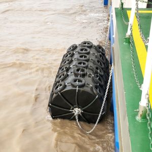 Net Type Dock Floating Marine Foam Fender , Solid EVA Foam Fender
