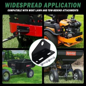 Universal Trailer Hitch Mount for Zero Turn Mower Heavy Duty Steel and Easy