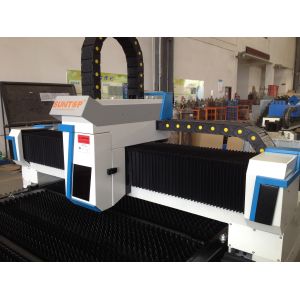 Galvanized Sheet CNC Fiber Laser Cutting Machine 10 KW Power Consumption