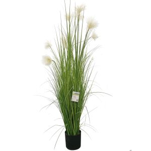 High Imitation Handmade Potted Artificial Onion Grass 145cm Height
