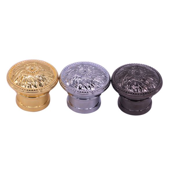 Zinc Alloy Custom Zamak Resealable Perfume Bottle Caps