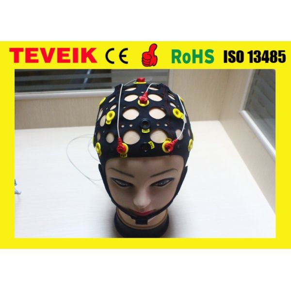 Quality Medical Factory Price of Seperated Neurofeedback EEG Hat For EEG Machine, Silver Chloride Electrode wholesale