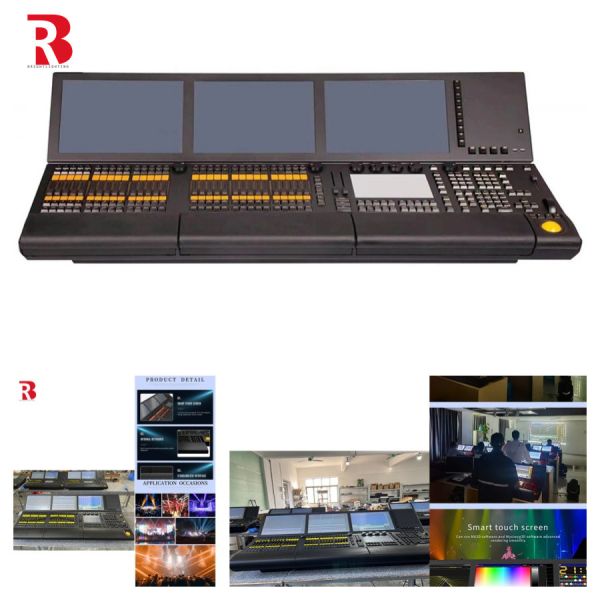 Pro Stage RDM DMX512 Console Moving Head Light Linux System Controller Three