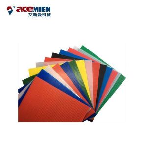 PE Profile Grid PP Hollow Sheet Extrusion Line 150 KW 350-450 Kg/H Siemens Motor