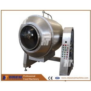 220V Peanut Processing Machines Coater Peanut Burger Coating Machine Sugar