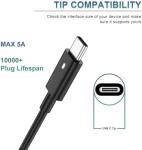 USB-C Notebook Computer Power Adapter 20V-6.5A 130W Type-C Oval Power Cord