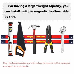 Alloy Steel Magnetic Tool Holder Strip for Easy Organization and Quick Access to