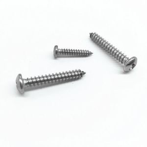 Small Self Tapping Drywall Screws Pan Head Wood Screws Gray Phosphate
