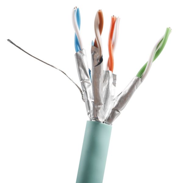 Quality Pure Copper Fireproof Cat 6A LAN Cable 23AWG 4 Pair UFTP LSZH Network Cable wholesale