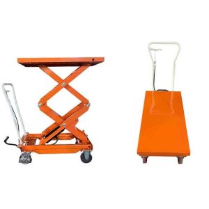 300Kg Manual Double Scissor Lift Table Platform 1010mmx520mm