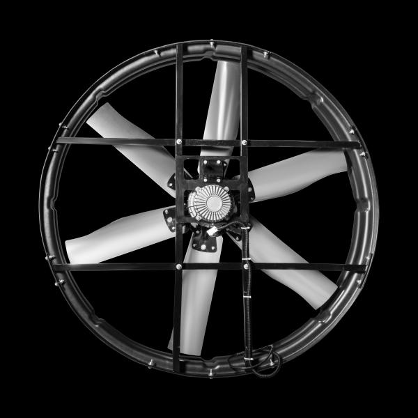 2000W 72 Panel Fan with IP55 Protection Level and 345r/min Rotation Speed for