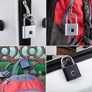 Mini Smart Padlock One Touch Open Smart Security Keyless Padlock for Luggage
