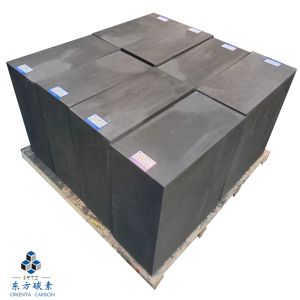 EDM Industry Round Graphite Rods 8µm Grain Size Carbon Graphite Blocks