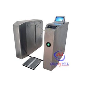 ESD Turnstile System With Builit in 8 Inch Computer Source Human Body Statics