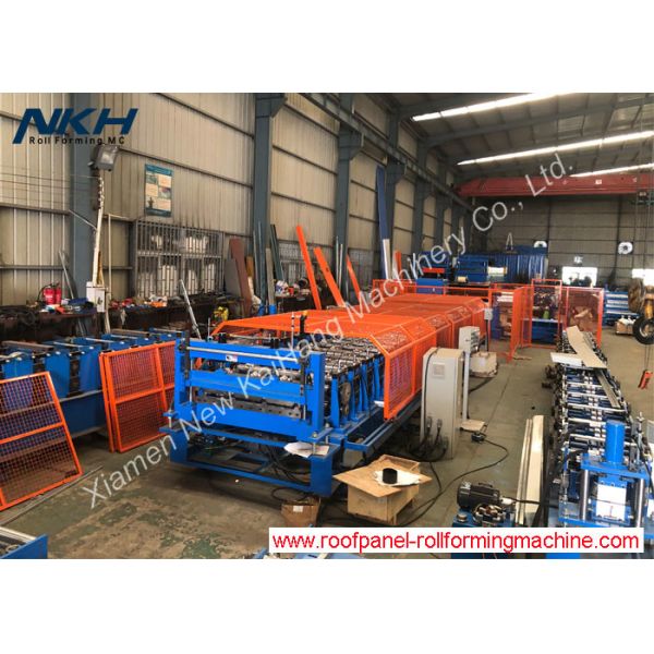 European popular roofing panel roll forming machine, for trapezoid profile, used
