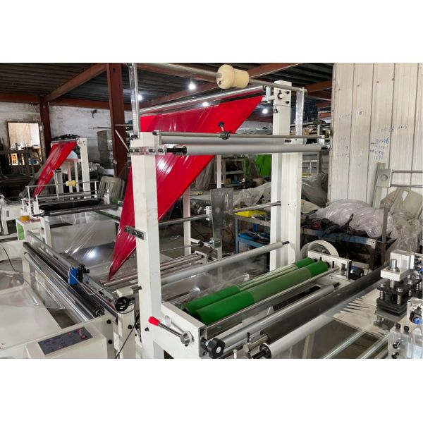 Quality High Speed Fully Automatic Side Seal Bag Making Machine 22kw With 5HP Air Compressor wholesale