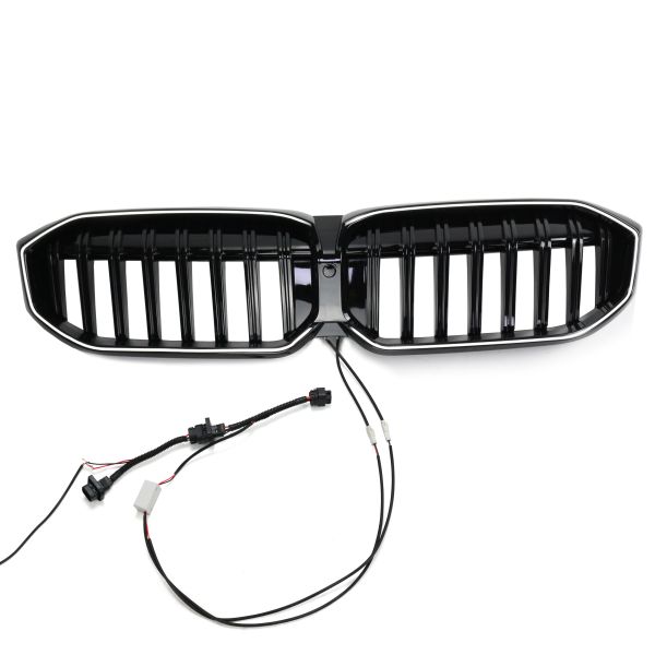 Quality Gloss Black Car Styling Racing Grills Middle Grille With Light For BMW 3 Series G28 2023+ Auto Parts And Accessories wholesale