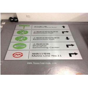 External PE Coated Lightweight ACM Signage Panels Smooth Surface