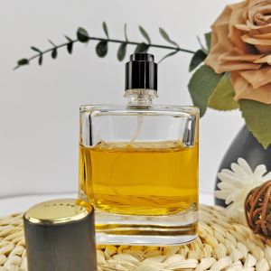 Capacity 30ml Transparent Square Perfume Glass Bottles with Acceptable Customer