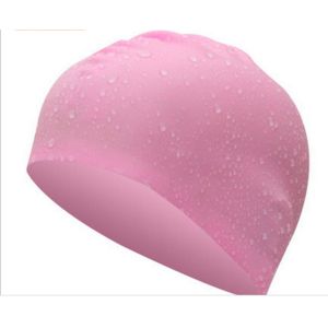 Seamless Round Professional Swim Caps Custom Printed High Elastic For Adult